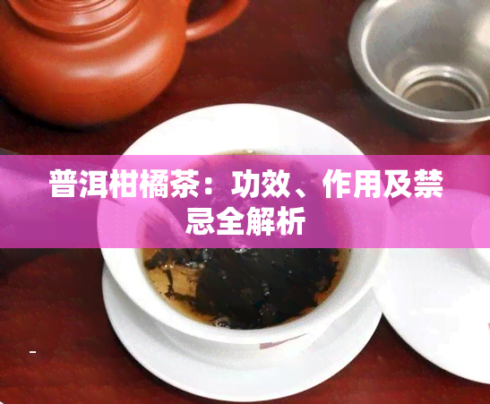 普洱柑橘茶：功效、作用及禁忌全解析