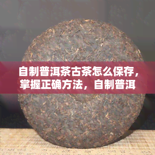 自制普洱茶古茶怎么保存，掌握正确方法，自制普洱茶古茶轻松保存！