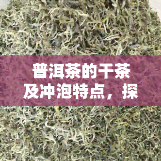 普洱茶的干茶及冲泡特点，探秘普洱茶：从干茶到冲泡，独特的特点与魅力