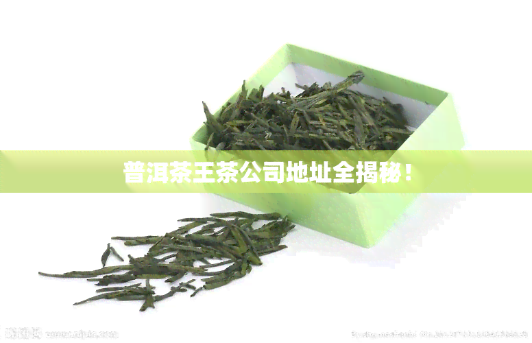 普洱茶王茶公司地址全揭秘！