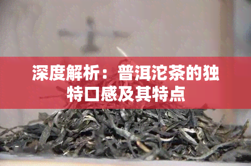 深度解析：普洱沱茶的独特口感及其特点