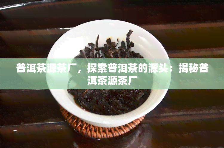 普洱茶源茶厂，探索普洱茶的源头：揭秘普洱茶源茶厂