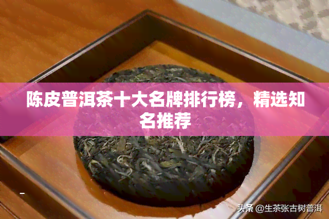 陈皮普洱茶十大名牌排行榜，精选知名推荐