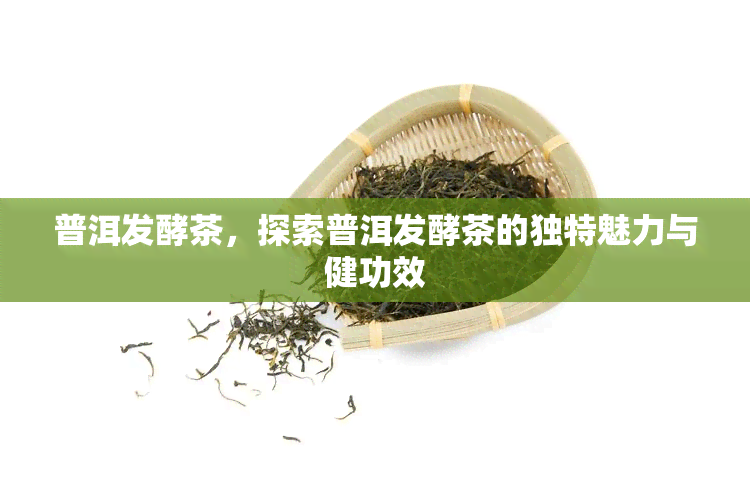 普洱发酵茶，探索普洱发酵茶的独特魅力与健功效