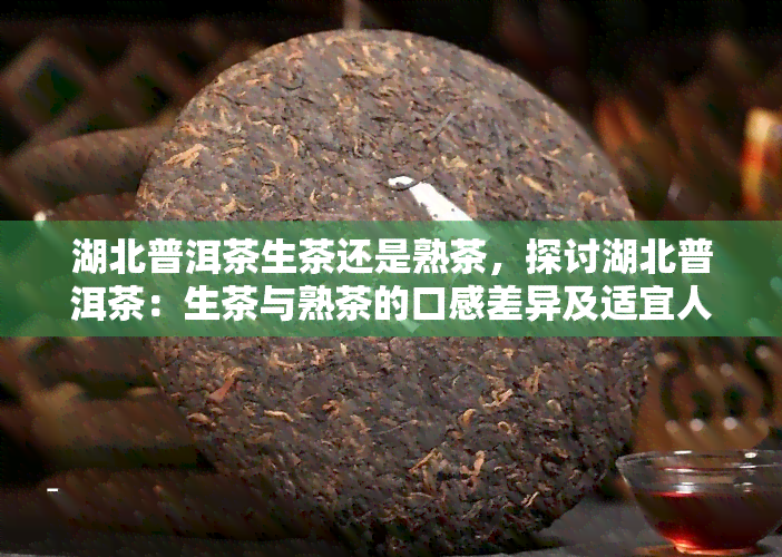 湖北普洱茶生茶还是熟茶，探讨湖北普洱茶：生茶与熟茶的口感差异及适宜人群