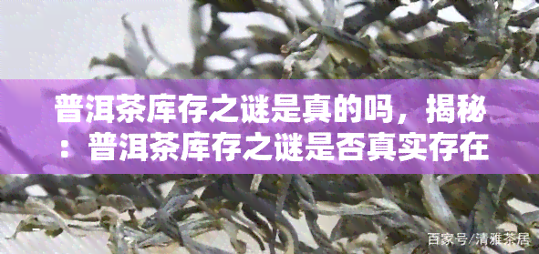 普洱茶库存之谜是真的吗，揭秘：普洱茶库存之谜是否真实存在？