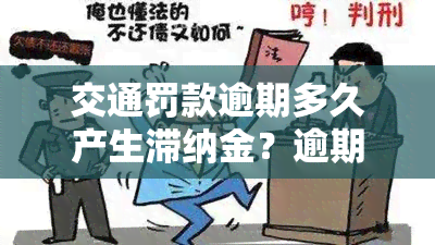 交通罚款逾期多久产生滞纳金？逾期未交如何处理？