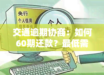 交通逾期协商：如何60期还款？更低需还500吗？