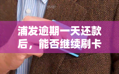 浦发逾期一天还款后，能否继续刷卡？安全性如何？