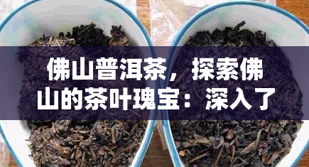 佛山普洱茶，探索佛山的茶叶瑰宝：深入了解佛山普洱茶
