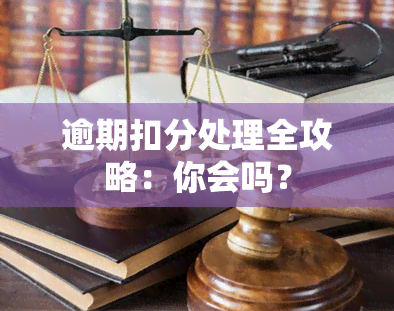 逾期扣分处理全攻略：你会吗？