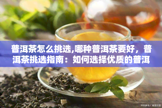 普洱茶怎么挑选,哪种普洱茶要好，普洱茶挑选指南：如何选择优质的普洱茶？