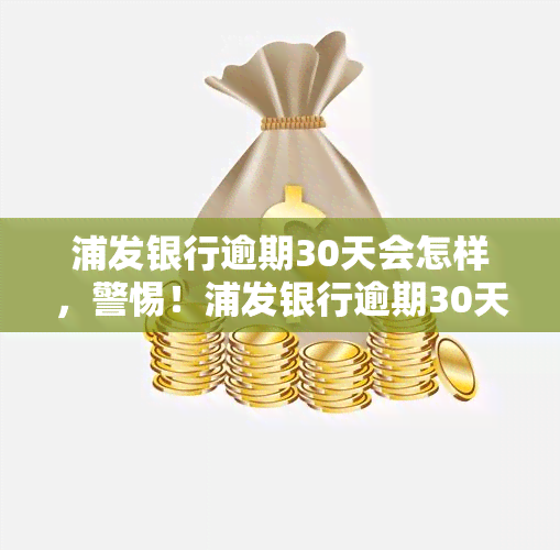 浦发银行逾期30天会怎样，警惕！浦发银行逾期30天将面临何种后果？