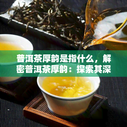 普洱茶厚韵是指什么，解密普洱茶厚韵：探索其深层次含义与特点