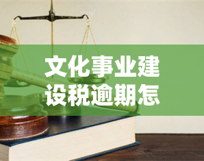 文化事业建设税逾期怎么申报，如何申报文化事业建设税的逾期问题？