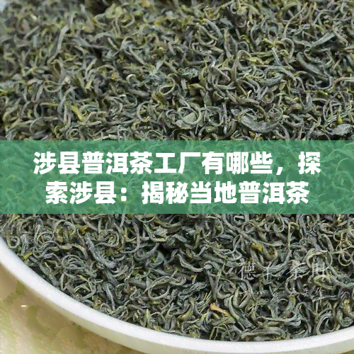 涉县普洱茶工厂有哪些，探索涉县：揭秘当地普洱茶工厂全貌