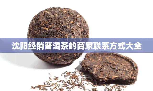 沈阳经销普洱茶的商家联系方式大全