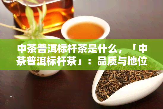 中茶普洱标杆茶是什么，「中茶普洱标杆茶」：品质与地位的象征