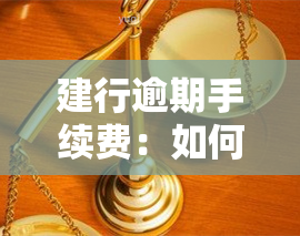 建行逾期手续费：如何计算？收费标准是多少？