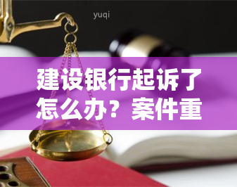 建设银行起诉了怎么办？案件重要性及应对策略