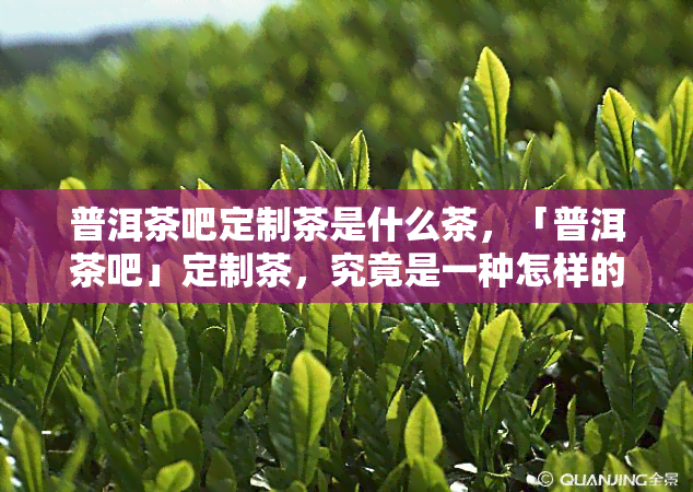 普洱茶吧定制茶是什么茶，「普洱茶吧」定制茶，究竟是一种怎样的存在？