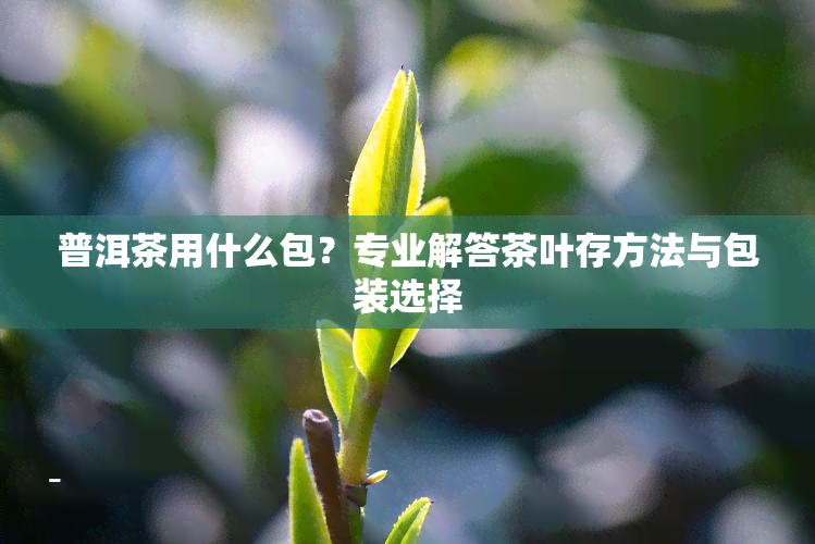 普洱茶用什么包？专业解答茶叶存方法与包装选择