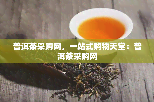 普洱茶采购网，一站式购物天堂：普洱茶采购网