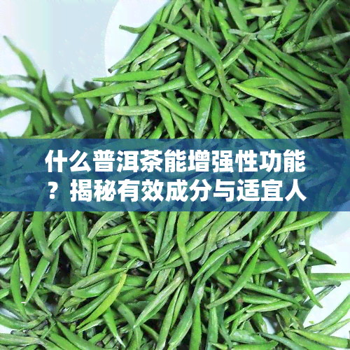 什么普洱茶能增强性功能？揭秘有效成分与适宜人群