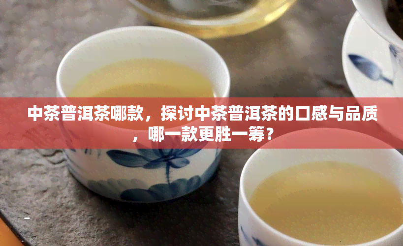 中茶普洱茶哪款，探讨中茶普洱茶的口感与品质，哪一款更胜一筹？