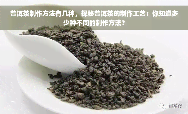 普洱茶制作方法有几种，探秘普洱茶的制作工艺：你知道多少种不同的制作方法？