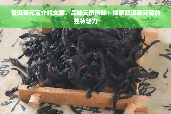 普洱茶元宝介绍文案，品味云南韵味：探索普洱茶元宝的独特魅力