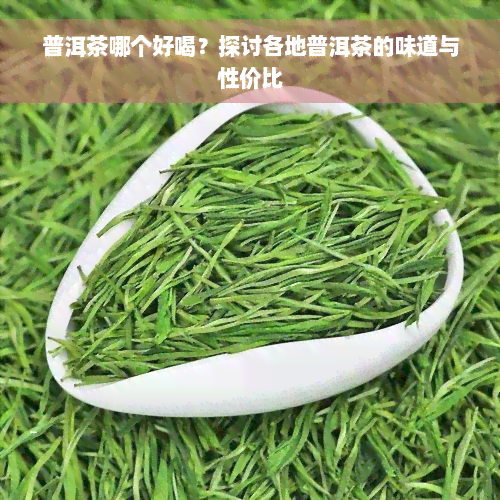 普洱茶哪个好喝？探讨各地普洱茶的味道与性价比