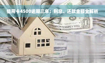 信用卡4500逾期三年：利息、还款金额全解析