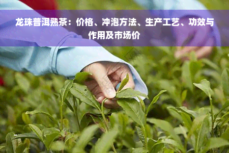 龙珠普洱熟茶：价格、冲泡方法、生产工艺、功效与作用及市场价