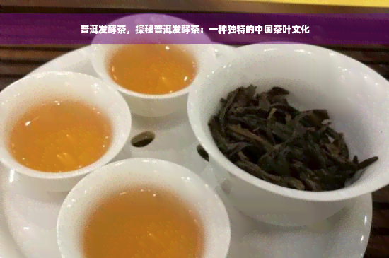 普洱发酵茶，探秘普洱发酵茶：一种独特的中国茶叶文化