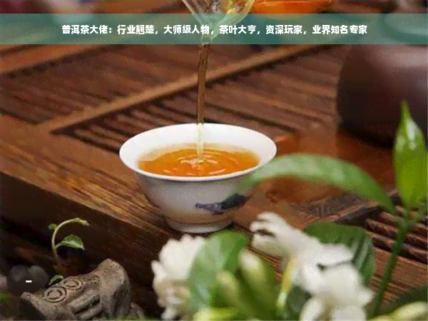 普洱茶大佬：行业翘楚，大师级人物，茶叶大亨，资深玩家，业界知名专家