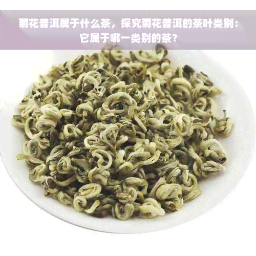 菊花普洱属于什么茶，探究菊花普洱的茶叶类别：它属于哪一类别的茶？