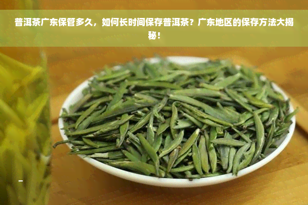 普洱茶广东保管多久，如何长时间保存普洱茶？广东地区的保存方法大揭秘！