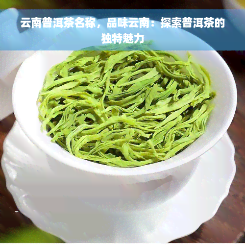 云南普洱茶名称，品味云南：探索普洱茶的独特魅力