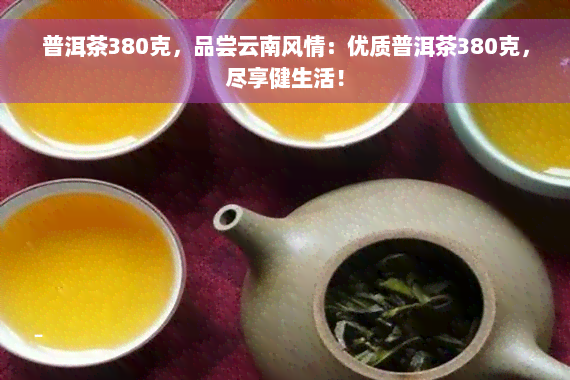 普洱茶380克，品尝云南风情：优质普洱茶380克，尽享健生活！