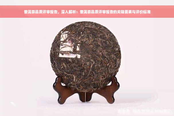 普洱茶品质评审报告，深入解析：普洱茶品质评审报告的关键要素与评价标准