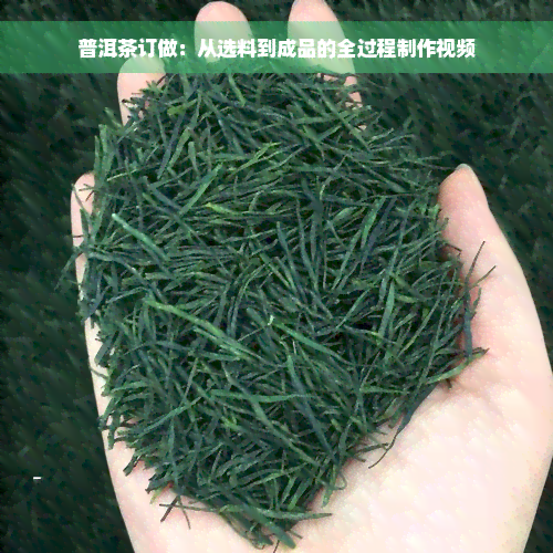 普洱茶订做：从选料到成品的全过程制作视频