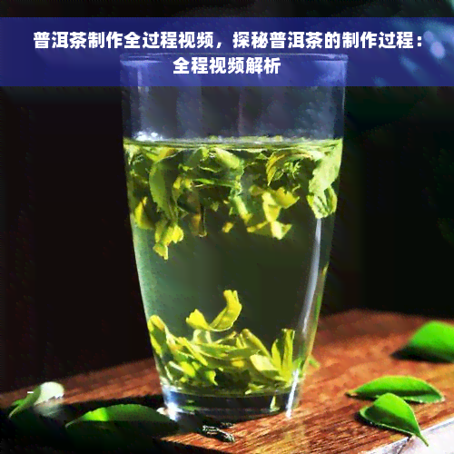 普洱茶制作全过程视频，探秘普洱茶的制作过程：全程视频解析