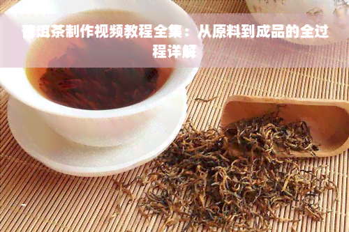 普洱茶制作视频教程全集：从原料到成品的全过程详解