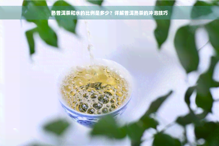 熟普洱茶和水的比例是多少？详解普洱熟茶的冲泡技巧