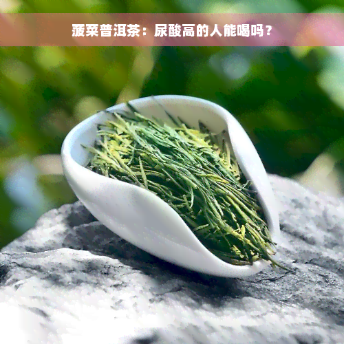 菠菜普洱茶：尿酸高的人能喝吗？