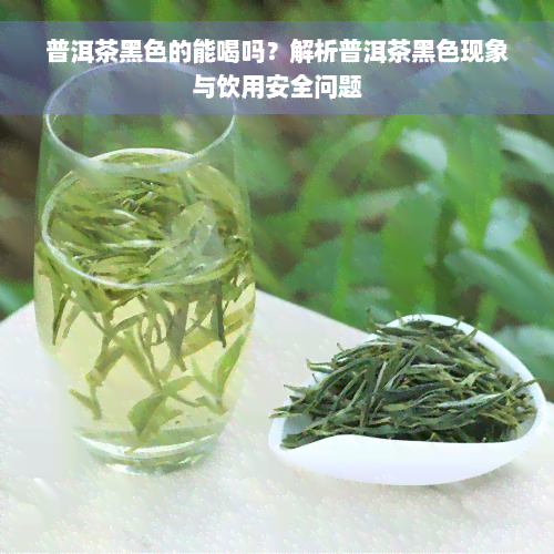 普洱茶黑色的能喝吗？解析普洱茶黑色现象与饮用安全问题