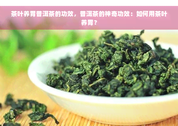 茶叶养胃普洱茶的功效，普洱茶的神奇功效：如何用茶叶养胃？