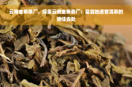 云南金泰茶厂，探索云南金泰茶厂：品尝地道普洱茶的绝佳去处