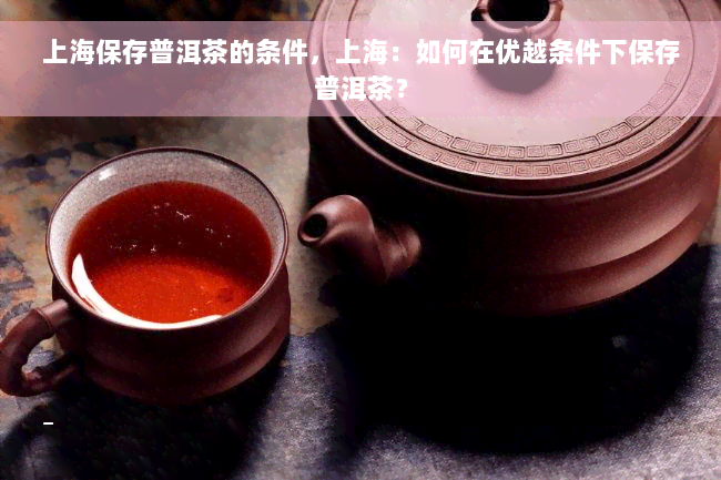 上海保存普洱茶的条件，上海：如何在优越条件下保存普洱茶？